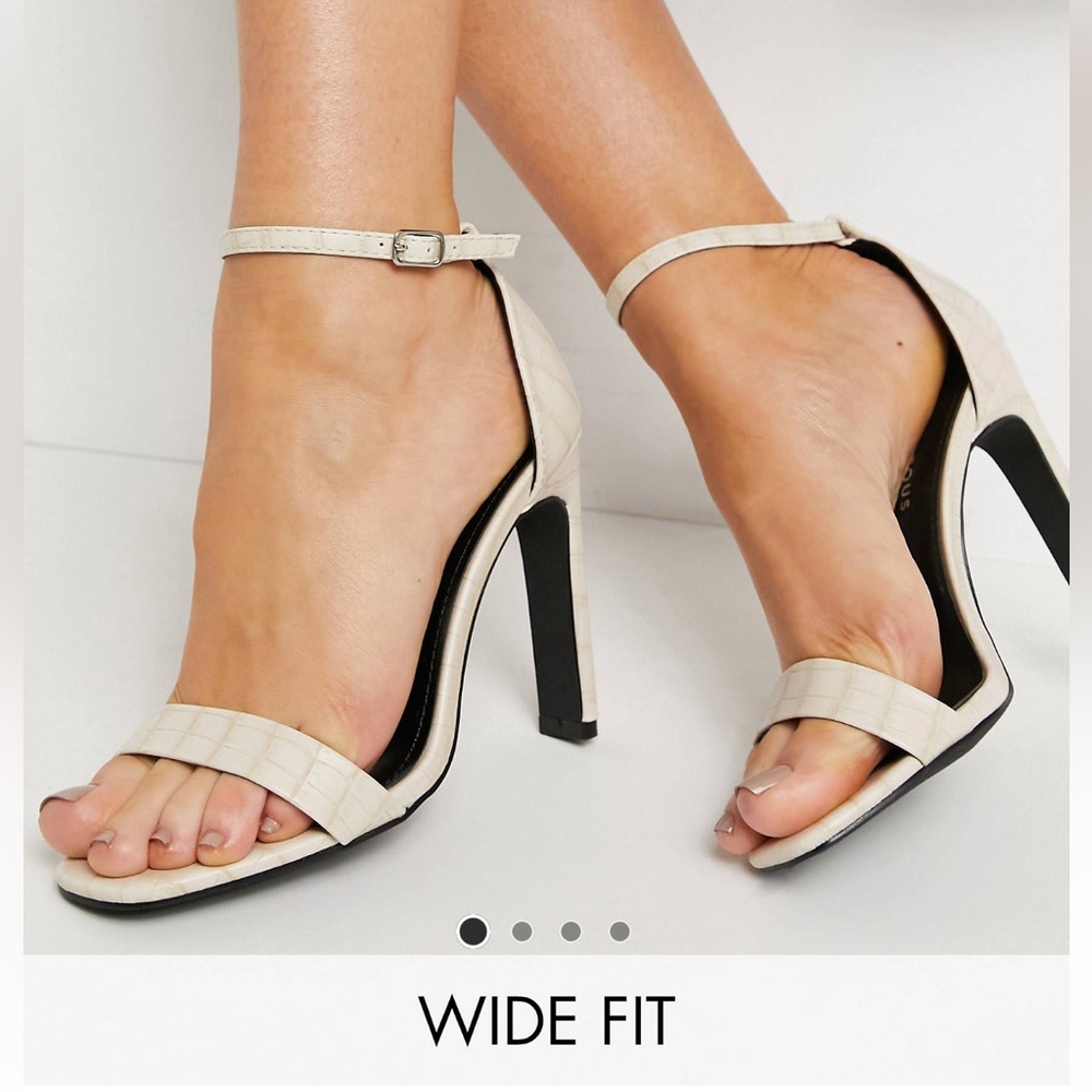 Women’s ASOS Off-White Sandal Heels